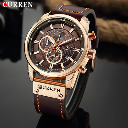 Top Brand Luxury Chronograph Quartz Watch Men Sports Watches Military Army Male Wrist Watch